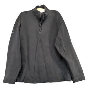 Callaway Golf Mens FedEx ICBOD 1/4 Zip Jacket Black Size L Embroidered Logo